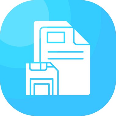 Dosya. Web simgesi basit illüstrasyon