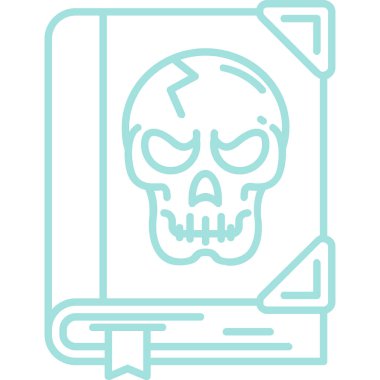 bilgisayar kafatası ikonu vektör illüstrasyonu