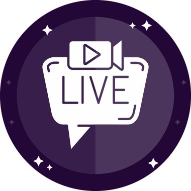 trend biçimli izole edilmiş canlı simge