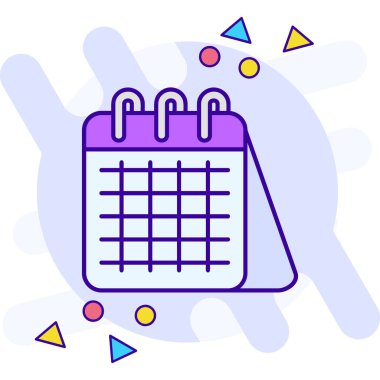 olay takvimi simgesi - taslak biçimi