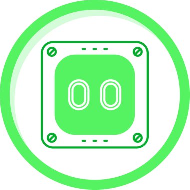 Modern otomatik simge eksikliğinin vektör illüstrasyonu