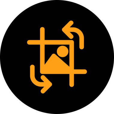 Yol simgesi, vektör illüstrasyonu