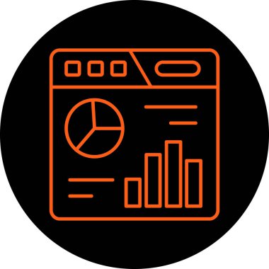 seo modern simgesinin vektör illüstrasyonu