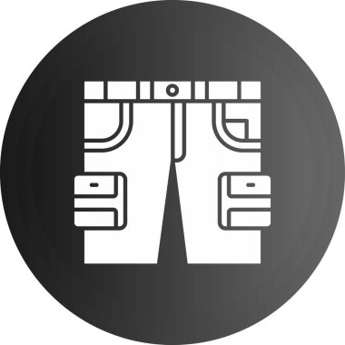 Tek izole moda simgesinin vektör illüstrasyonu