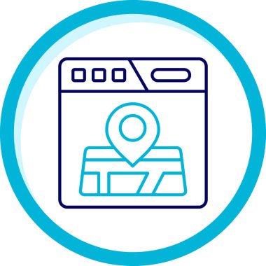 seo modern simgesinin vektör illüstrasyonu