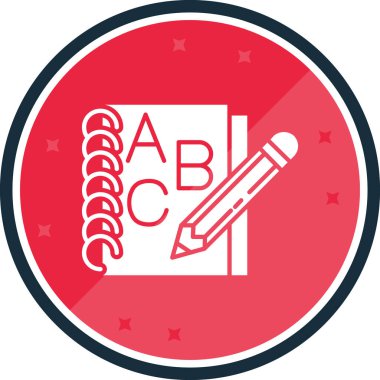 Eğitim simgesinin vektör illüstrasyonu