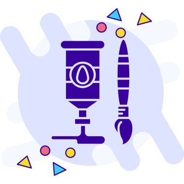 Bir simgenin vektör illüstrasyonu