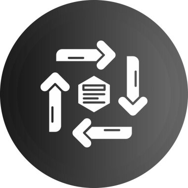 seo modern simgesinin vektör illüstrasyonu