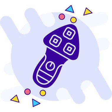 bowling. Web simgesi basit illüstrasyon