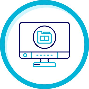 vektör izleyici simgesi illüstrasyonu