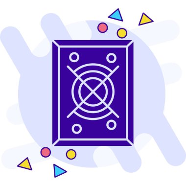 Renk çizgisi sihirli değnek simgesi beyaz arkaplanda izole edildi. Yıldız şeklinde sihirli aksesuar. Sihirli güç. Gradyan dinamik şekiller. vektör illüstrasyonu