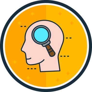 Arama simgesi vektör illüstrasyonu