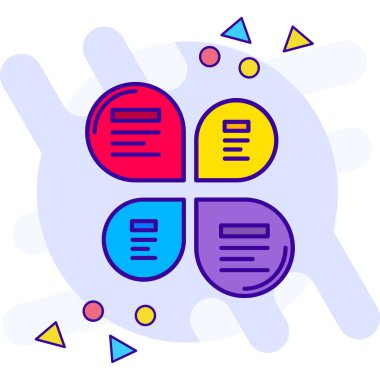 Yaprak simgesi beyaz arkaplanda izole edilmiş renk çizgisi dünya küresi. Dünya ya da Dünya işareti. Geometrik şekiller. Çevre sembolü gradyan rastgele dinamik şekiller.