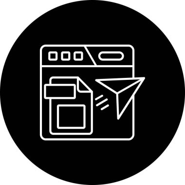 Modern b 'nin vektör illüstrasyonunda makinenin eksik simgesi