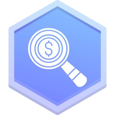 Dolar sikke simge, izometrik stili