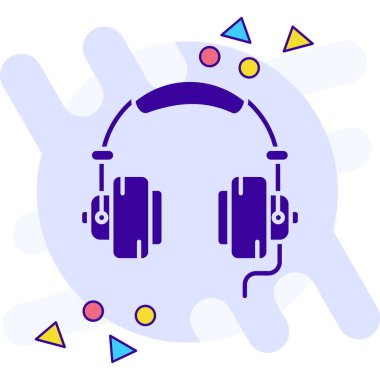 Vektör müzik simgesi illüstrasyonu