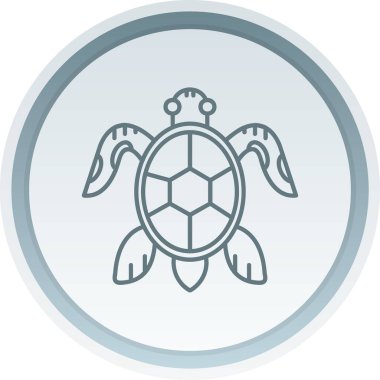 Kaplumbağa simge vektör çizim