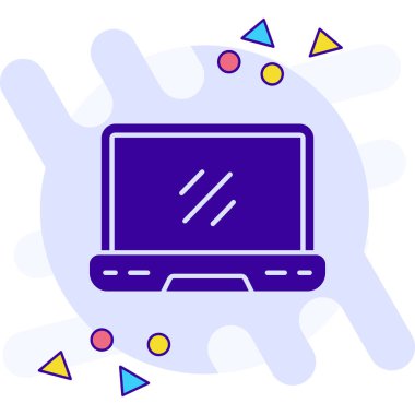 bilgisayar ekranı simgesi, vektör, illüstrasyon