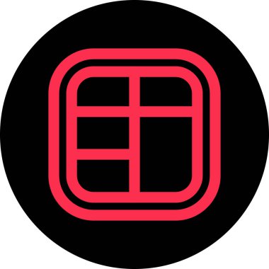 Modern bir simgenin vektör illüstrasyonu