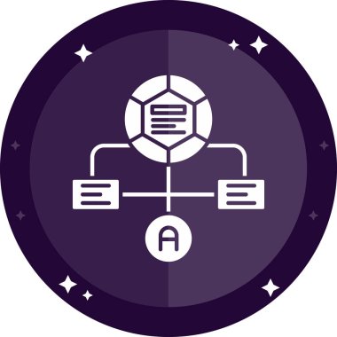 Modern simgenin vektör illüstrasyonu