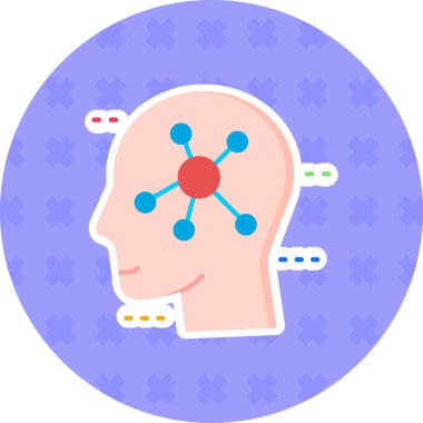 Bir beyin vektör çizim