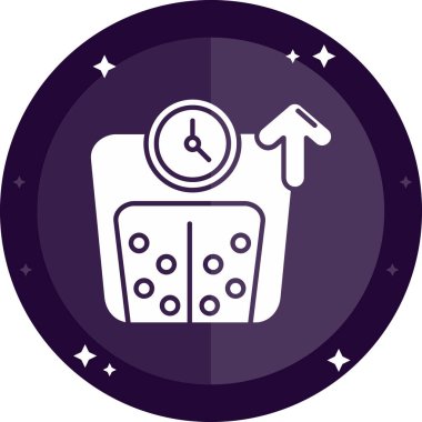 Saat simgesinin vektör illüstrasyonu