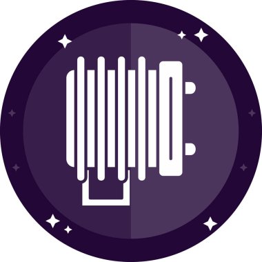 Bir b eksikliği simgesinin vektör çizimi