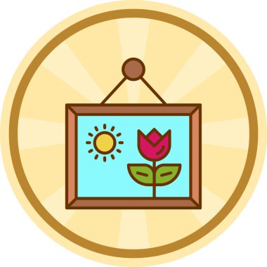 vector illustration of a flower with a flower