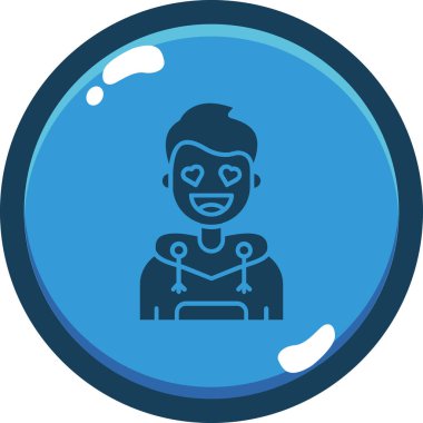 Cadılar Bayramı. Web simgesi basit illüstrasyon