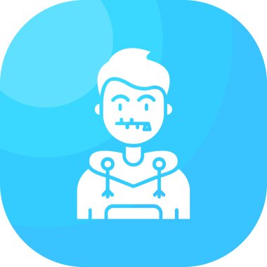 Bir Cadılar Bayramı simgesinin vektör illüstrasyonu