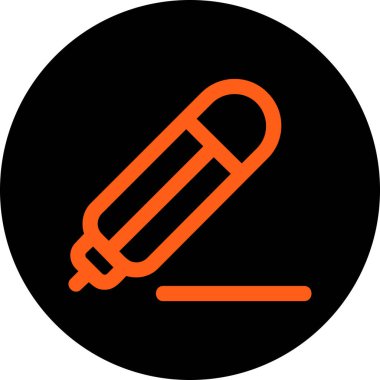 Kalem Ağı simgesi basit illüstrasyon