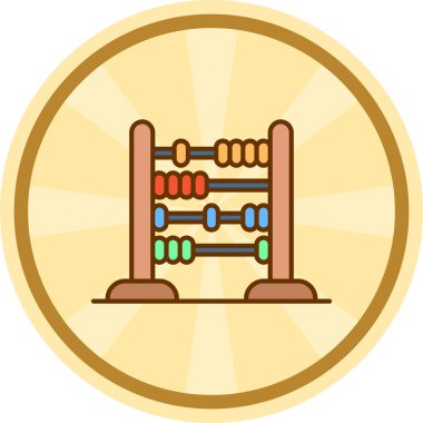 Halat simgesi olan bir arkaplanın vektör illüstrasyonu