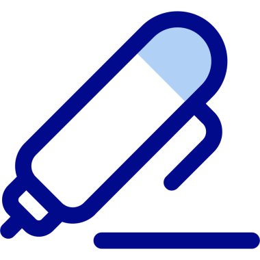 fırça simgesi vektörü. özet çizimi