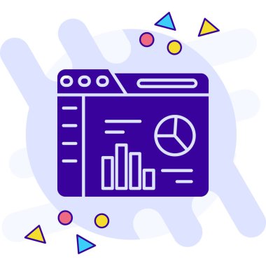 Bir müzik çalar simgesinin vektör illüstrasyonu