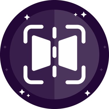 Modern simgenin vektör illüstrasyonu