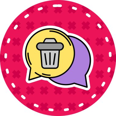 Parti. Web simgesi basit illüstrasyon