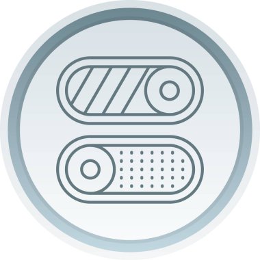 Bir radyo simgesinin vektör illüstrasyonu