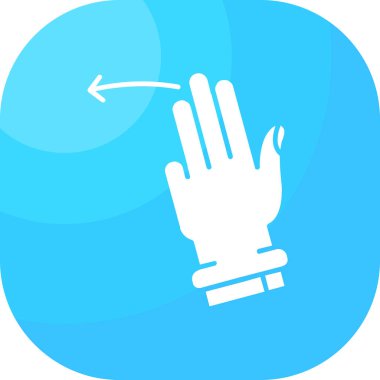 Eldiven. Web simgesi basit illüstrasyon