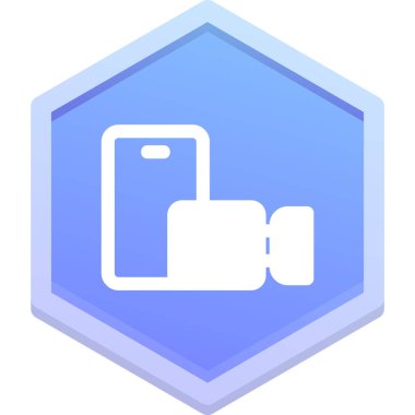 Sırt çantası. Web simgesi basit illüstrasyon