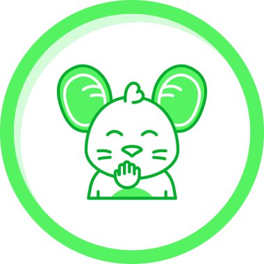 Hayvan. Web simgesi basit illüstrasyon