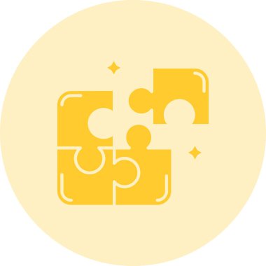 Beyaz arka plan üzerinde bulmaca şeffaf işareti izole simge vektör bulmaca