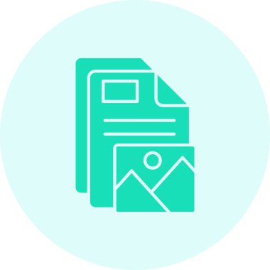 Dosya. Web simgesi basit illüstrasyon