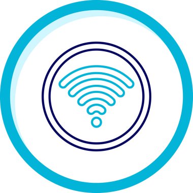 wifi simgesi vektör illüstrasyonu