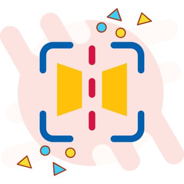 eğitim web simgesi, basit illüstrasyon