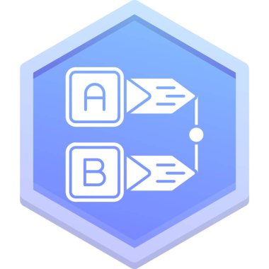 Modern bir simgenin vektör illüstrasyonu