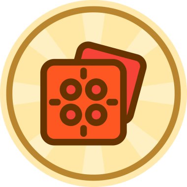 Yemek. Web simgesi basit illüstrasyon