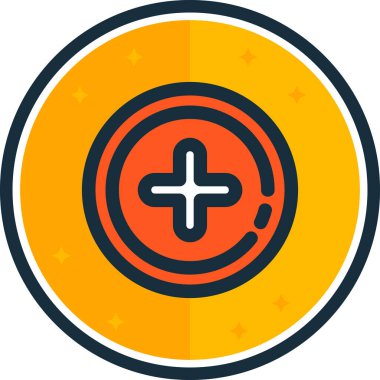 Bir simgenin vektör illüstrasyonu