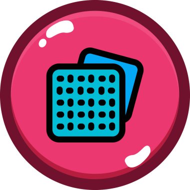 Buz simgesi vektör illüstrasyonu