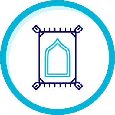 Eşsiz ramadan kareem vektör illüstrasyon simgesi