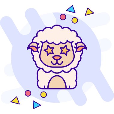 hayvan koyun rengi simgesi